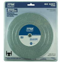 ITM Grinding Wheel Silicone Carbide 200 x 25mm 80 Grit Fine TM406-006