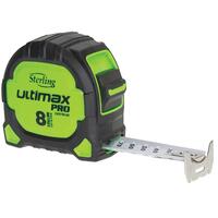 Sterling Ultimax 8m Pro Metric Tape Measure - Easyread TMFXE8027