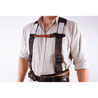 Buckaroo Padded Shoulder Braces Black TMHB