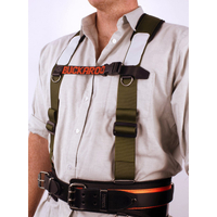 Buckaroo Padded Shoulder Braces Green TMHG