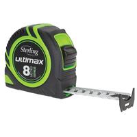 Sterling Ultimax 8m Metric Tape Measure - Easyread TMXE8025