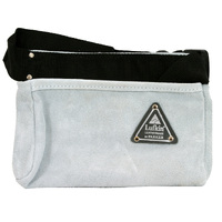 Lufkin 2 Pocket Heavy Duty Suede Nail Bag Grey TNB0972