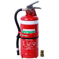 Firebox 2.5kg high pressure dry powder fire extinguisher with vehicle and wall bracket