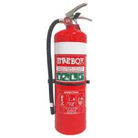 Firebox 4.5kg high pressure dry powder fire extinguisher with vehicle and wall bracket