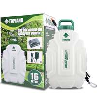 Topland 20v max 16l lithium backpack sprayer weed control fertilizing watering