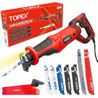 Topex 920w reciprocating saw w/ 34 pcs blades  quickly cut depth in wood and metal cutting