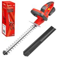 Topex 20v cordless hedge trimmer for shrub, cutting, trimming, pruning