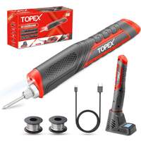 Topex 4v max cordless soldering iron with rechargeable lithium-ion batterySoldering Iron