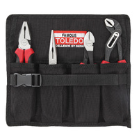 Toledo 4 Piece Plier Set In Reusable Tool Roll TPSA02
