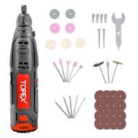 12V Cordless Rotary Tool Speed 5000-25000rpm With 12V 2.0Ah Lithium-Ion Battery&14.4V /0.4A charger