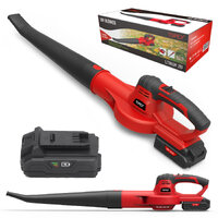 20V MAX Cordless Leaf Blower 2.0Ah Battery& Fast Charger Included 120Km/h