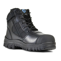 Bata Industrials Zippy Safety Work Boots Black Size AU/UK 2 (US 3)