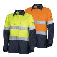 Bool Workwear Womens Regular Weight PPE2 FR Shirt with Loxy‚Ñ¢ Reflective Tape