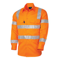 TRU Workwear Lightweight Vented Hi-Vis Shirt with TruVis Perforated Tape