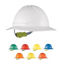 Force360 GT11 Type 1 ABS Vented Broad Brim Hard Hat with Ratchet Harness