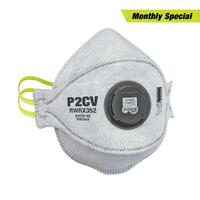 Force360 P2CV Flat Fold Valved Carbon Respirator