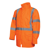 Vest – Polyester TRAFFIC CONTROLLER Print Prime Mover Zip Front Taped HI  VIS D/N