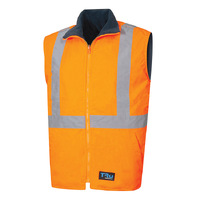 TRU Workwear Wet Weather Reversible Vest with TruVis Reflective Tape