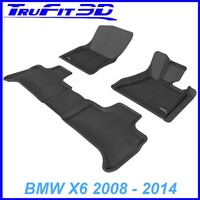 3D Kagu Rubber Mats for BMW X6 2008-2014 (E71) Front & Rear
