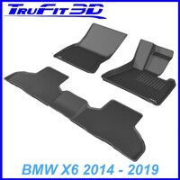 3D Kagu Rubber Mats for BMW X6 2014-2019 (F16) Front & Rear