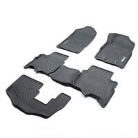 3D Maxtrac Rubber Mats ford Everest 2015-2022 3 Rows mats