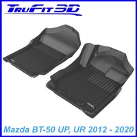 3D Kagu Rubber Mats for Mazda BT50 UP UR 2012-2020-Front Pair