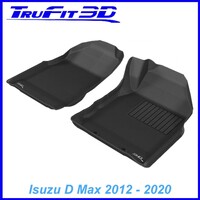 3D Kagu Rubber Mats for Isuzu D Max 2012-2020 Front Pair