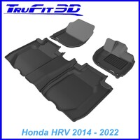 3D Kagu Rubber Mats for Honda HRV 2014-2022 Front & Rear