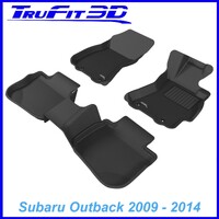 3D Kagu Rubber Mats for Subaru Outback 2009-2014 Front & Rear
