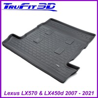 3D Kagu Rubber Cargo Mat for Lexus LX570 / LX450d 2007-2021