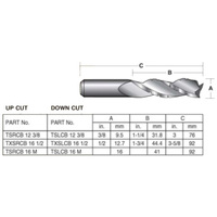 Carb-I-Tool 12.7mm 3 Flute Chipbreaker Spiral Cutters TXSLCB161/2