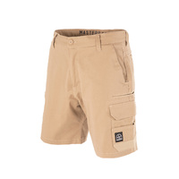 Unit Mens Shorts Work Cargo Demolition 28 Khaki