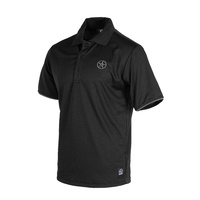 Unit Mens Polo Work Tactic Black