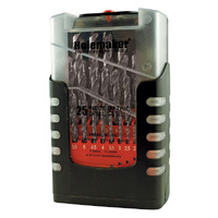 Holemaker 25pce 1.0-13.0mm Jobber Drill Set HSS 118&Deg; Split Point UN308-020