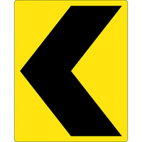 Obstruction Marker Traffic Safety Sign 600x750mm