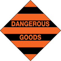 Dangerous Goods Hazchem Sign 270x270mm Poly