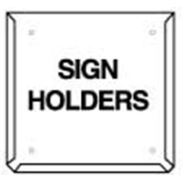 Hazchem Sign Placard Holder Metal 270x270mm