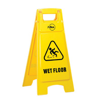 Wet Floor Premium Double Sided Plastic Sign Stand