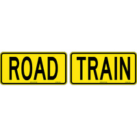 Road Train Metal 510x250mm Pack of 2
