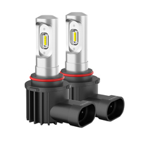 LIGHTFOX Pair Lumiled 9005 HB3 LED Headlight Kit High/Low Beam Replace Xenon Halogen Globe