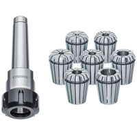 Vertex MT3 Collet Chuck Set - 7 ER40 Collets 6-25mm Metric V426M