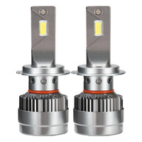LIGHTFOX Pair Philips H7 Led Headlight Kit 18000LM Hi/Low Beam Vehicle Car Replace Halogen