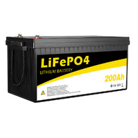 DC MONT 12V 200Ah Lithium Battery LiFePO4 Phosphate Deep Cycle Rechargeable Replace AGM