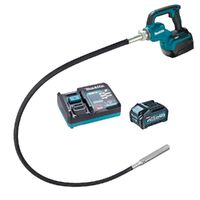 Makita 40V Max Brushless 2,400mm (38mm dia.) Concrete Vibrator 4.0ah Set VR004GM102