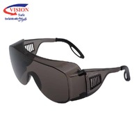 Overspec Grey Frame Smoke Anti-Fog Lens Safety Glasses