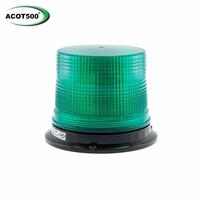 Large LED Beacon Magenta Magnetic Base 12-24V