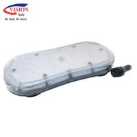 Large LED Minibar Amber 10-30V Magnetic Base x 4