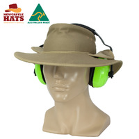 Earmuff Hat Khaki Large 58-59cm
