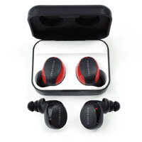 PlugFones Sovereign Duo Wireless Earplugs Twin Pack Black/Red