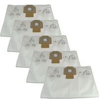 Makita 5 x Fleece Filter Bags (suits VC4210M) W107418353